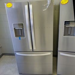 WHIRLPOOL APARTMENT SIZE FRENCH DOOR OPEN BOX ITEM YUK 