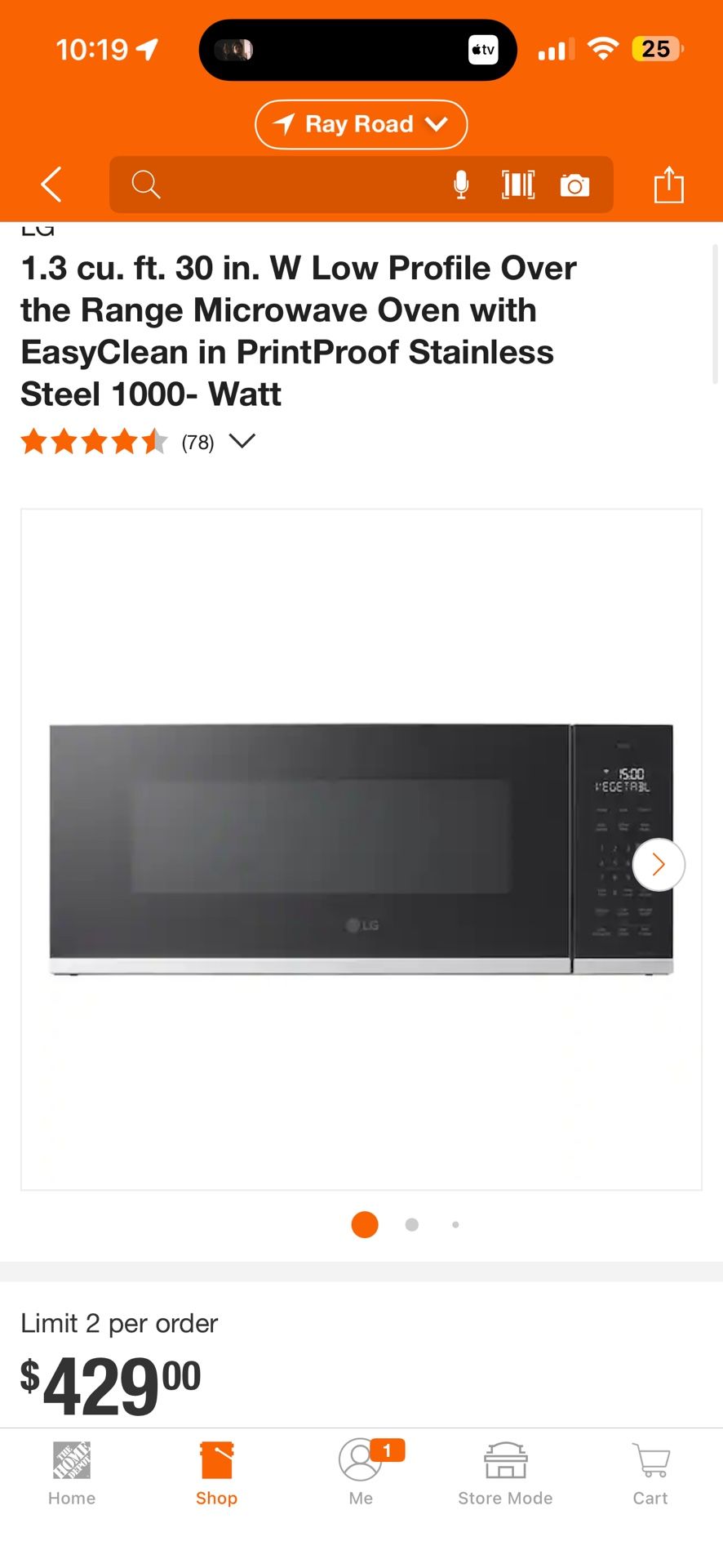 LG Microwave