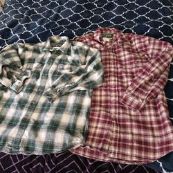 2 Field and stream extra heavyweight, flannel shirts, size, extra large mens