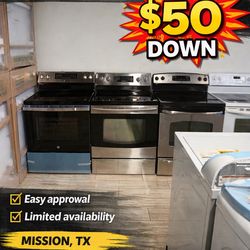 Electric stoves ‼️$50 initial payment