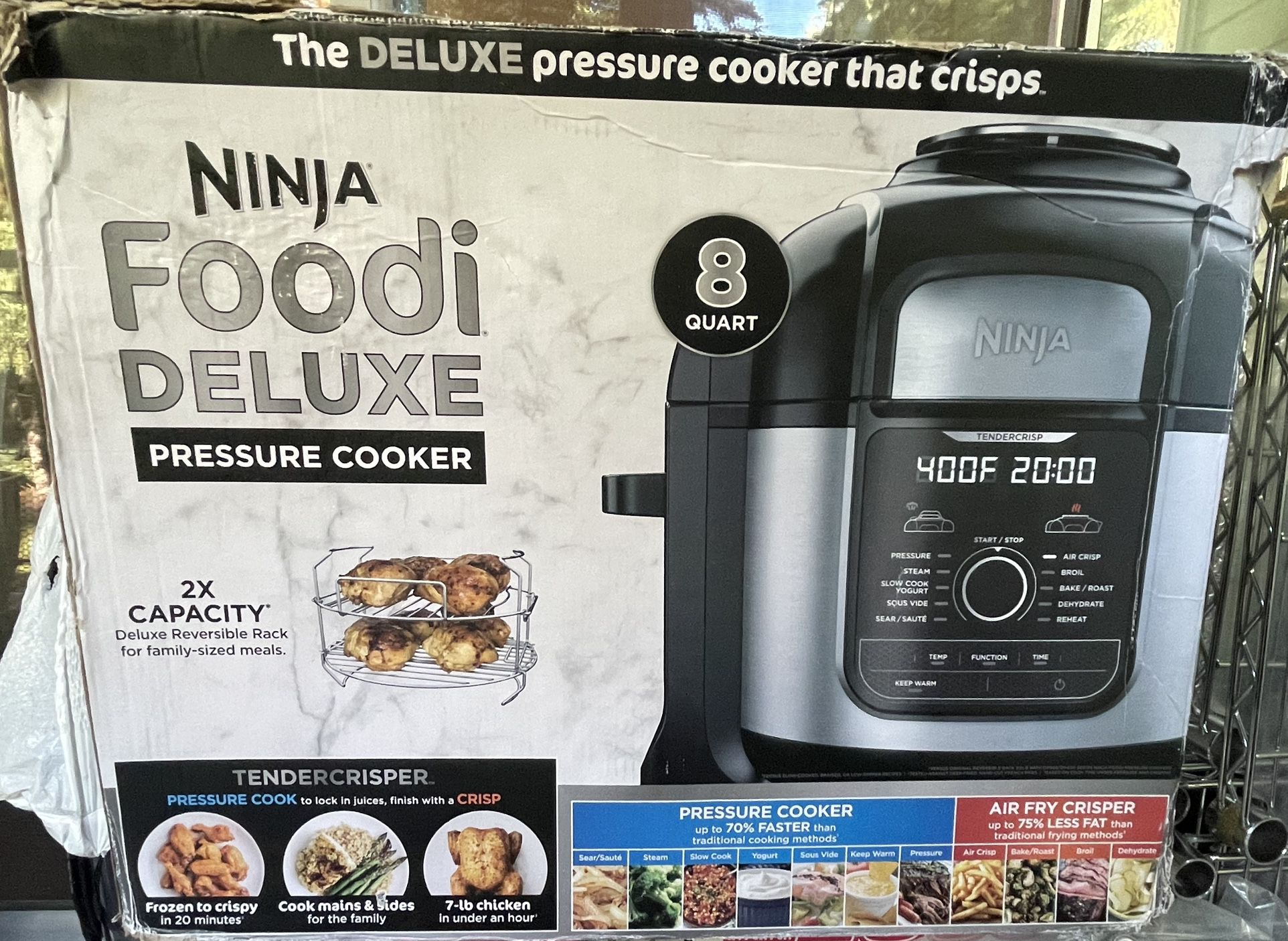 Ninja Foodi 8 Quart. 12 In 1 Deluxe XL Pressure Cooker for Sale in Everett,  WA - OfferUp