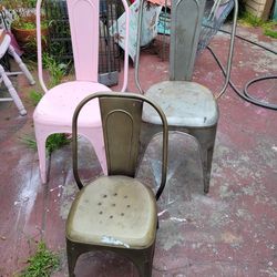 Chairs Metal Set Of 3