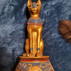 Egyptian Cat Statue 