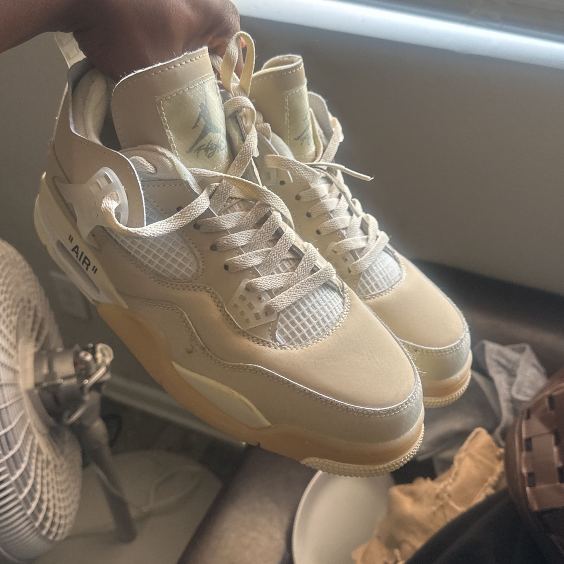 Off White x Wmns Air Jordan 4 Retro SP 'Sail'