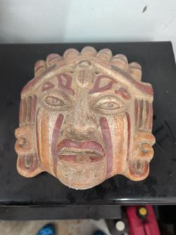 Peruvian ceramic mask