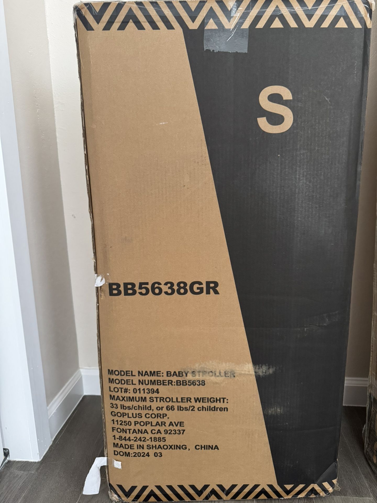 Baby Joy Double Stroller