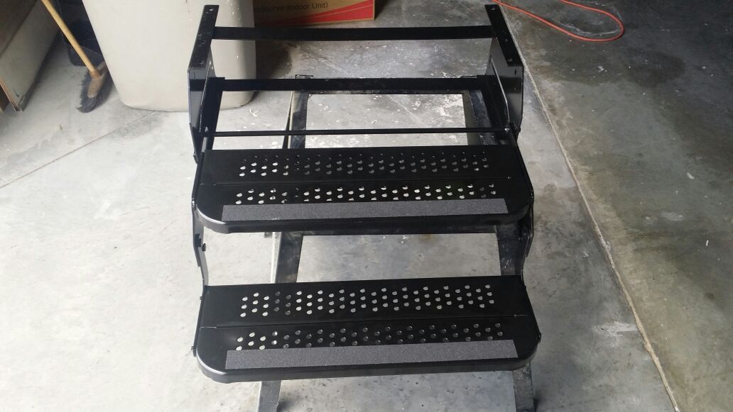 Folding steps for trucks rv vans