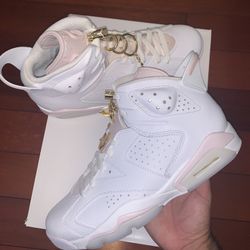 Air Jordan 6 Retro Gold Hoops W 