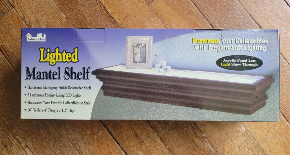 Lighted Mantle Shelf