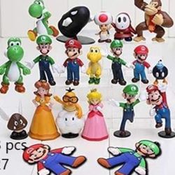 Super Mario 18 Action Figuren 