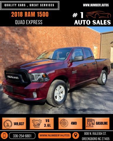 2018 Ram 1500 Quad Cab