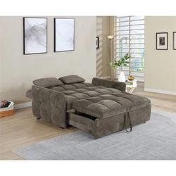 Cosmopolitan Collection Tufted Cushion Sleeper Sofa Bed- over-tufting-available in 2 colors  Now 1129.00 Free Delivery 🚚 