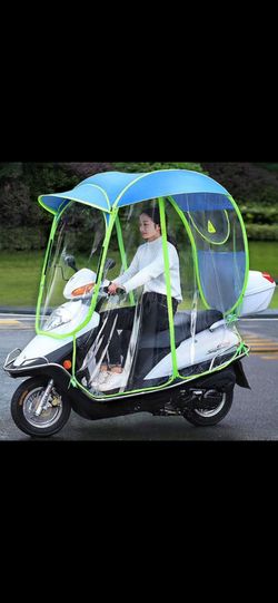 Universal Scooter & Moped Rain Cover / Sun Shade Canopy - Brand New Sealed