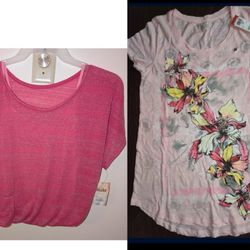 NEVER USED. (2) Women's Shirts Size Medium For $5 Total
