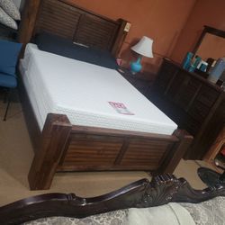 Queen Wood Bedframe Only