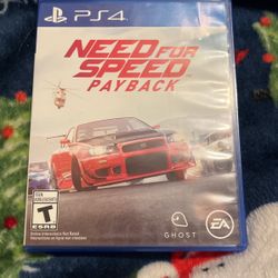 Need For Speed Payback PS4 Game 