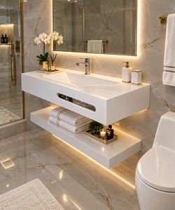 Modern bathroom vanity