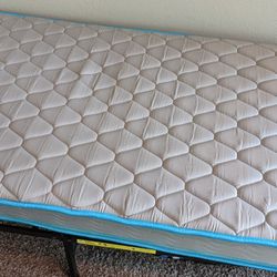 Twin Size Bed frame and Linenspa mattress