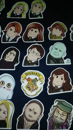 SET OF 23 HARRY POTTER STICKERS