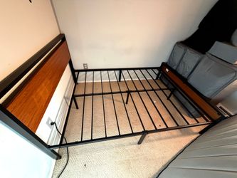 Full size metal bed frame