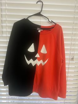 Womens Size large pumpkin/Halloween sweatshirt