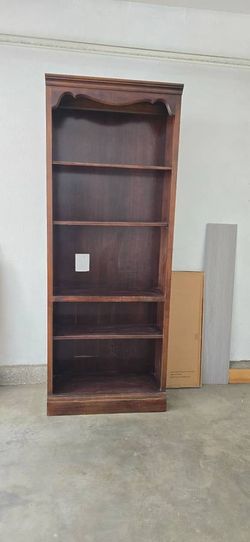 SOLID WOOD SHELF, Good Condition, Clean, Read Description For Details
