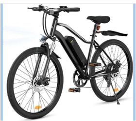 Electric Bike, 1000WPeak Powerful Motor, 70/55 Miles Range & 20MPH Speed, 26'' Tires, APP Control EBikes, Shock Absorber, Commuting Electric Bike for 