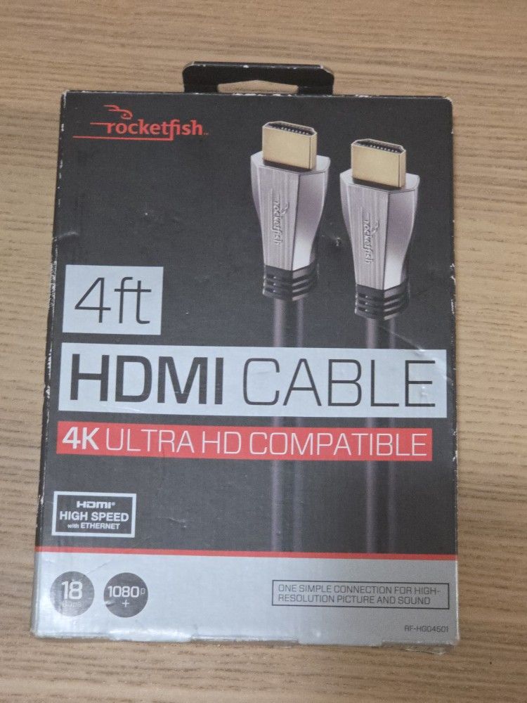 Rocketfish HDMI 4' 4K Cable