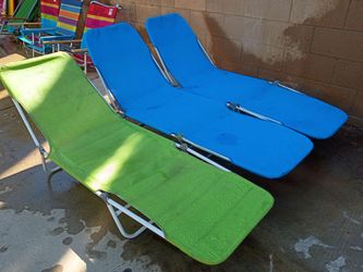 Beach Chairs and lounge chairs