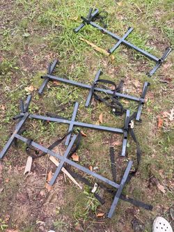 Tree stand ladders