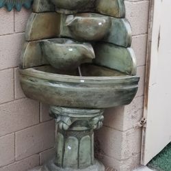 Cement fountain 