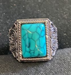 Men’s Turquoise Ring Size 8