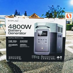 New Eco-Flow Delta 2 Max 2400w Solar Battery Generator ($1000 msrp)
