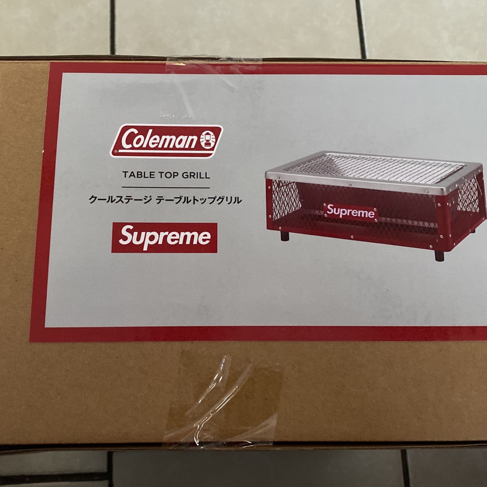 新品 Supreme Coleman TABLE TOP GRILL Supreme Coleman Table Top Charcoal Grill | eBay