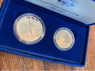 1986 Statue of Liberty Proof Coin Set w/ Original Mint Case