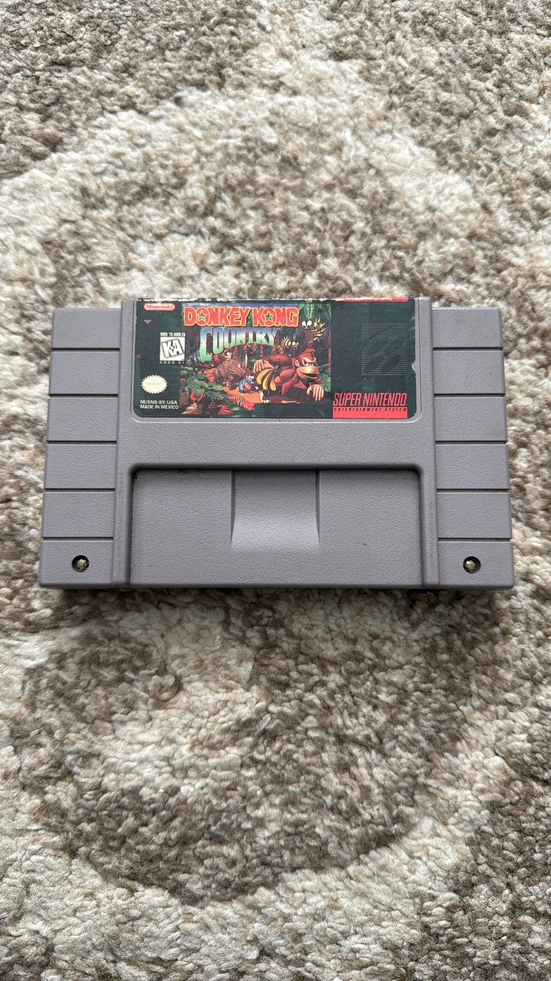Donkey Kong Country For Super Nintendo