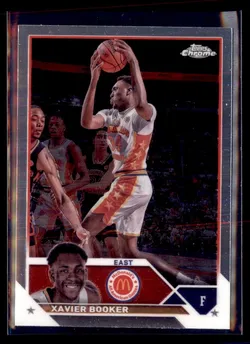 Xavier Booker 2023 Topps Chrome All American Games Card