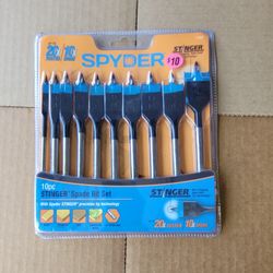 🕷 Spyder Stinger 8 Piece Woodboring Spade Bits