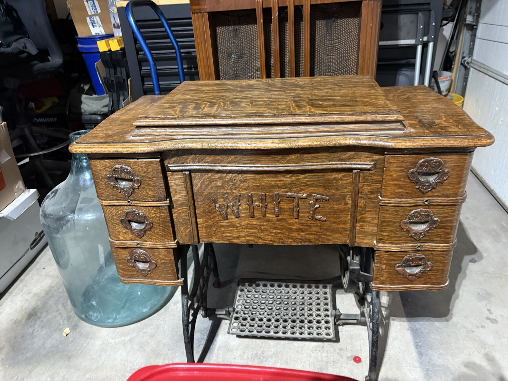 Antique Sewing Machine “ White “