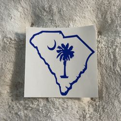 South Carolina Palmetto Moon Decal 