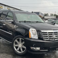 Cadillac Escalade Black 4 Door SUV 