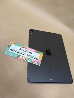 Apple IPad Pro 11 Inch 1st Gen Tablet - Only $1 Today Pay The Rest Later! 