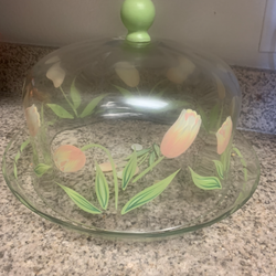 Princess House Tulip cake stand