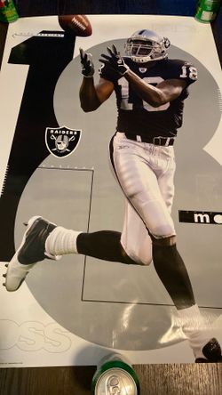 Oakland Raiders Poster Randy Moss #18