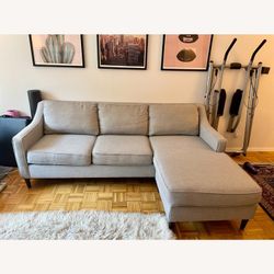 Light Gray Sectional Sofa – $300
Pickup near East Village | Available July 1st