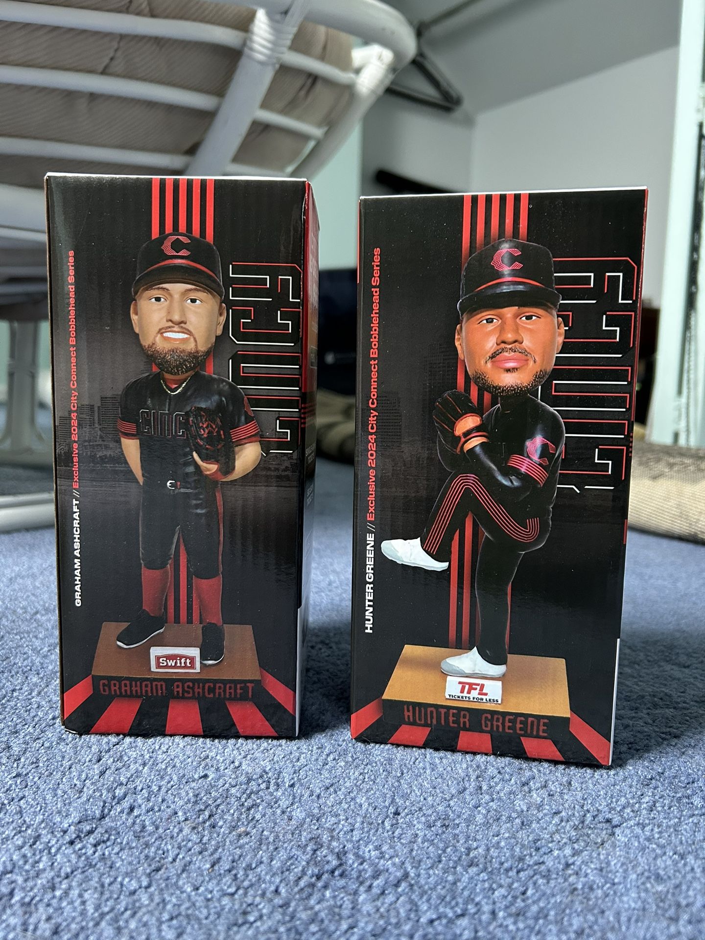 Two Reds Bobbleheads