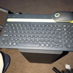 ONN Wireless USB/Bluetooth Multi Device Keyboard And Mouse Set 