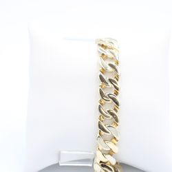 14k Cuban link bracelet