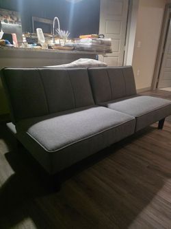 Gray Futon Sofa