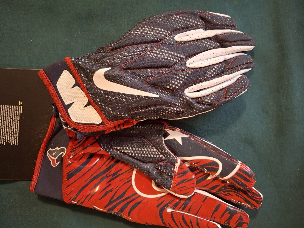 NEW WITH TAGS Nike Sm Superbad 4.5 FG NFL Texans Size XXL 2x Mens FOOTBALL GLOVES 